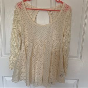 Free People Peplum Style Top